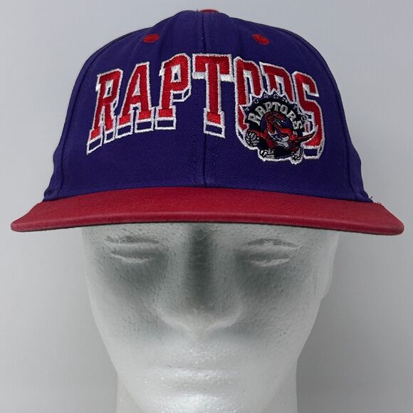 Toronto Raptors Baseball Hat Cap Adidas NBA Basketball 6 Panel Snapback Purple - Picture 2 of 14